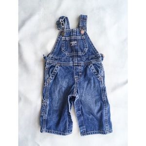 OshKosh B’gosh denim overalls